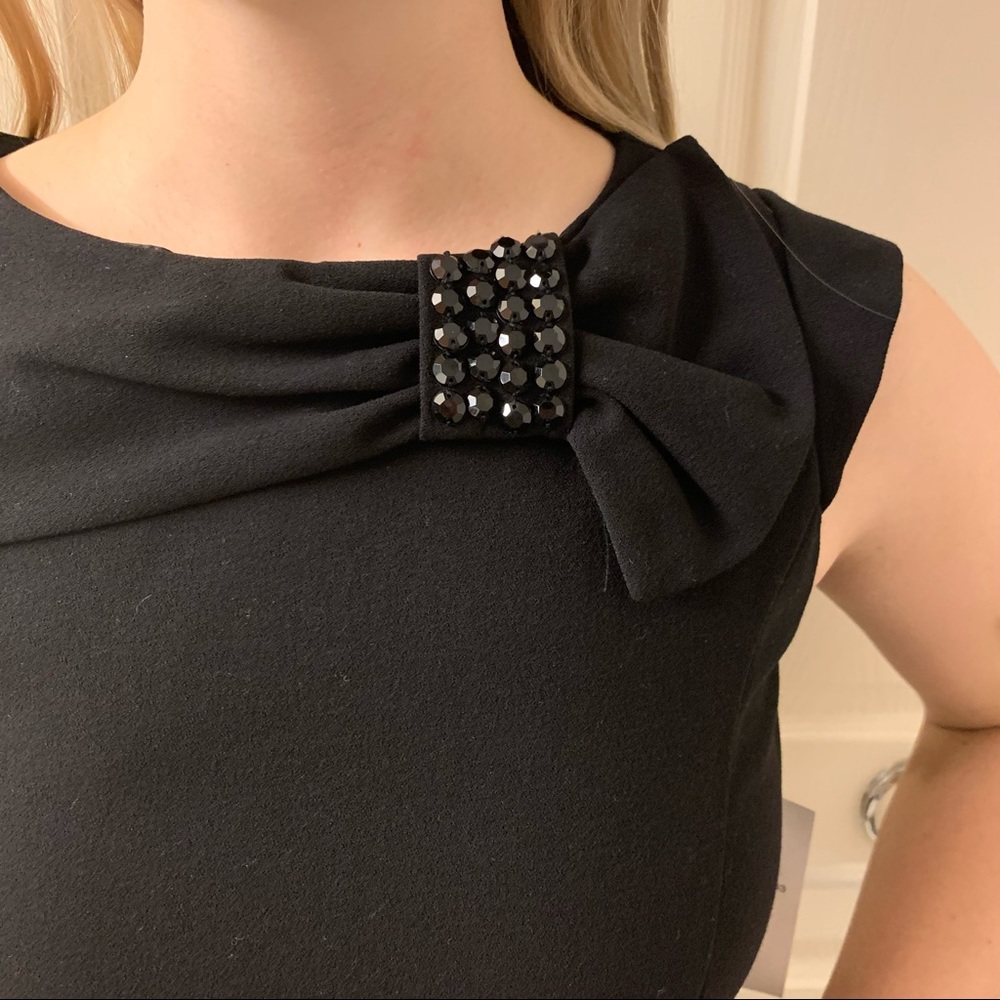 Studio I - Formal Knee Length Black Dress - Size 6 - Picture 3 of 10